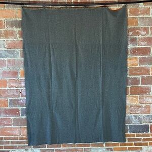 Vintage Grey US Military Wool Blanket 57” x 73”